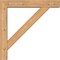 Ekena Millwork Traditional Block Smooth Bracket w/ Offset Brace, Western Red Cedar, 5 1/2"W x 30"D x 30"H BKT0604X30X30TRA05SWR - alternate 4